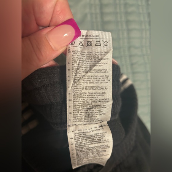 Adidas Kids Black Sweat Pants w/ Drawstring and pockets - size xs - Picture 10 of 10